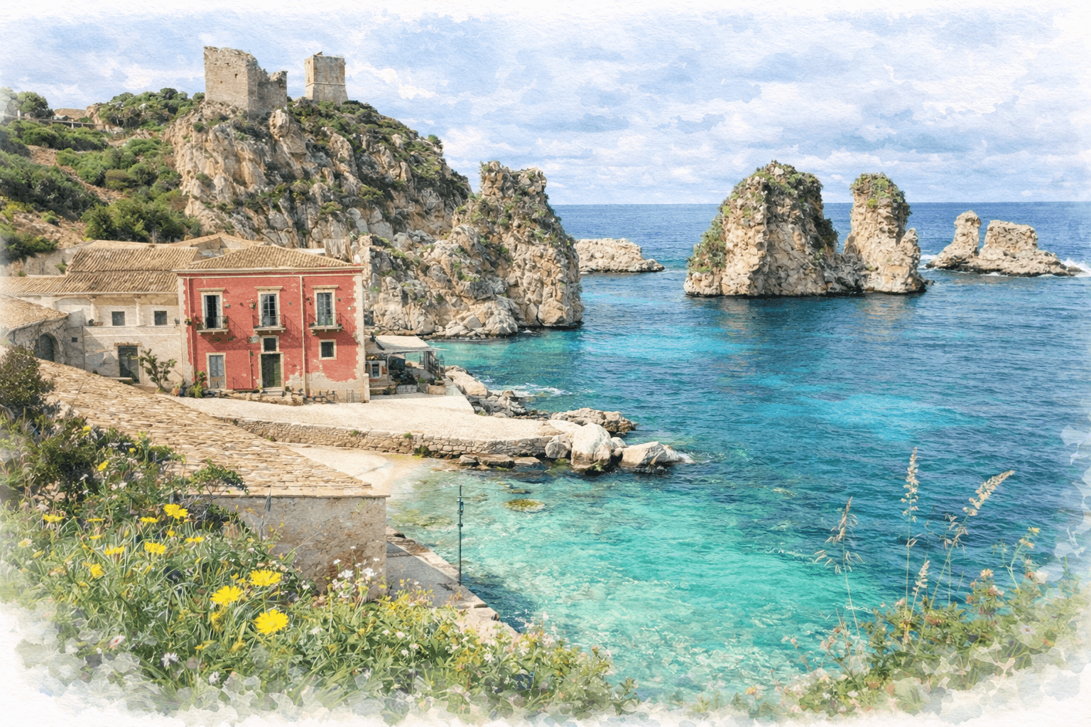 Watercolor background